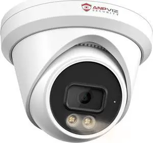 8MP POE Camera, POE IP Camera with 100ft Smart Color Night Vision, Human Vehicle Detection Turret Security Camera, POE Surveillance Camera with Metal Housing, Built-in Mic, NDAA Compliant