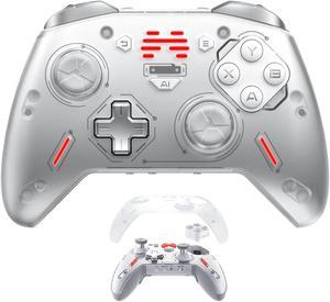 Zeus 2 Elite Wireless Controller for PC Windows,Steam Deck,Android,Switch Gaming,Customize Module Assembly/Optical Buttons/1000 mAh/Motion Control/Vibratable Triggers (Galaxy Silver)