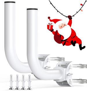 Universal Wireless Bridge Bracket Mount, Pole and Wall-Mounted Mount for Outdoor Point to Point AP Access Point Client Bridge CPE, Antenna Mounting Pole Bracket (2-Pack)