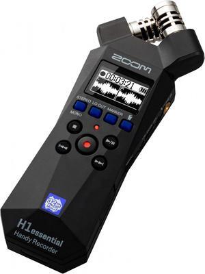 Zoom H1essential Stereo Handy Recorder 2024 Model, Essential Series with 32-Bit Float, Accessibility, X/Y Microphones, USB Microphone, Portable, for Musicians, Podcasters, Filmmakers