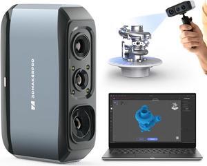 3D Scanner for 3D Printing, Handheld 3D Model Scanner with 0.03mm High Detailed Precision, 24-bit Color Camera, Anti-Shake Lenses, Compatible with Windows/MacOS, Moose (Premium)