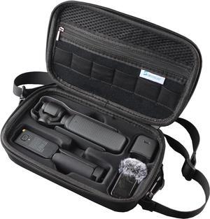 Osmo Pocket 3 Case, Portable PU Storage Protective Bag for DJI Osmo Pocket 3 Creator Combo Accessories
