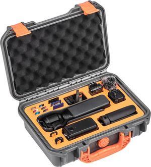 OSMO Pocket 3 Hard Case, Multifunctional Portable Waterproof Hard Case for DJI Pocket 3 Creator Combo Camera Accessories