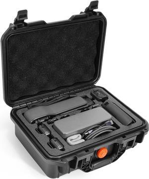 Hard Case for DJI Osmo Pocket 3 - Osmo Pocket 3 Premium Accessories Small Hard Shell Carrying Case, Portable OP3 Protective Hardcase for Travel Storage, Compatible with DJI Mic 2 Case, Black