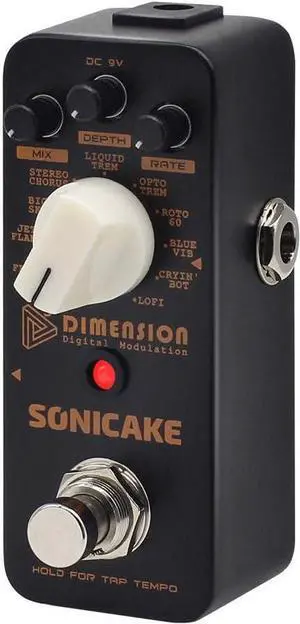 Modulation Pedal Modulation Guitar Pedal Phaser Flanger Chorus Tremolo Vibrato Autowah Guitar Effects Pedal 11 Modes