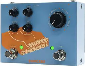 Modulation Guitar Effects Pedal 4 Mode of Chorus, Flanger, Phaser & Tremolo Digital Warped Dimension