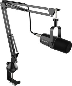 SL40X XLR Dynamic Microphone kit for Vocal Recording, Podcasting, Gaming, Live Streaming&Broadcasting, All Metal Cardioid Mic, Voice-Isolating Technology -Black