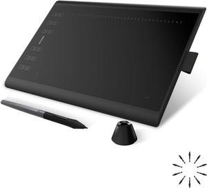 Inspiroy H1060P Graphics Drawing Tablet with 8192 Pressure Sensitivity Battery-Free Stylus and 12 Customized Hot Keys, 10 x 6.25 inches Digital Art Tablet for Mac, Windows PC and Android