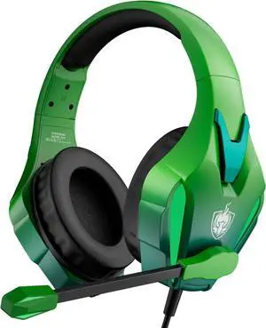 PS4 Gaming Headset for PC, PS5, Xbox Headset with 7.1 Stereo Sound, Over Ear Gaming Headphones for Switch, Mobile PS4 with Noise Cancelling Mic, LED Light ( Green) PS4 Gaming Headset for PC, PS5, Xbox Headset with 7.1 Stereo Sound, Over Ear Gaming Headphones for Switch, Mobile PS4 with Noise Cancelling Mic, LED Light ( Green)