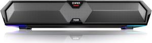 MG300 Computer Sound Bar: Loud Speakers with Deep Bass - Switch RGB Built-in Microphone for Gaming Speakers Wireless Bluetooth 5.3 & USB Adapter PC Sound Bar for Desktop