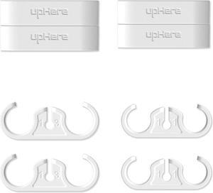 CPU Liquid Coolers Tube Combs 8 Pieces Set =4 Pieces for Tube Diameter Up to 11mm(0.43in)/4 Pieces for Tube Diameter Up to 13mm(0.51in)- White