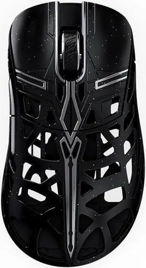 Sword X Lightweight Magnesium Alloy Wireless Gaming Mouse - 8KHz Polling Rate, PAW3950 HS Sensor, 50-30000 DPI, TTC Switches (TTC Nihil Transparent Black Dot, Black)