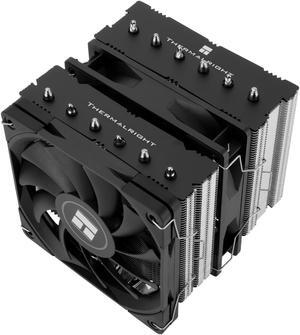Royal Knight 120 SE CPU Cooler, Only 155mm High, Dual Towers Dual PWM Fans TL-C12B V2 and TL-C12015B, 6 Heat Pipes,PC Cooling for AM4/AM5/Intel LGA 1700/1851/1150/1151/1200