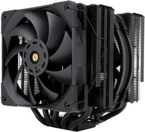 Thermalright Black CPU Air Cooler,Dual Tower 5 Heat Pipe,TL-D14X-B and TL-C12PRO PWM Fan,Aluminium Heatsink Cover, AGHP Technology, for AMD AM4/AM5/Intel LGA 1150/1151/1155/1156/1200/2011/1700