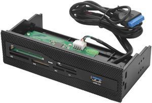 5.25inches High Speed Front USB 3.0 Interface, Stability While transferring,PC Internal Card Reader USB 3.0 Port M2 MS XD CF TF Card Dashboard Front Panel