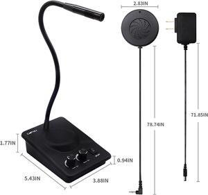 Window Speaker Intercom System and Counter Intercom for Bank Hospital Office Store Bus Station Ticket Booth Window