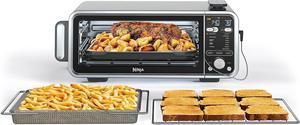 Ninja, Toaster Oven, Air Fryer, Thermometer, Toaster Oven Air Fryer Combo, Stainless Steel, Quick meals, Fries, Frozen Food, Air Fry, Dehydrate, Reheat, 13-in-1,Less Oil, Flip Away Oven, Foodi, SP351