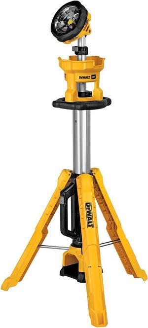DEWALT 20V MAX LED Work Light, 3000 Lumens of Brightness with 3 Modes, Tripod Base, Bare Tool Only