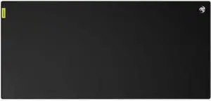 ROCCAT Sense Pro XXL PC Gaming Mousepad, Non Slip Rubber Back, Speed Military-Grade Fabric with Low-Profile Stitched Edges, Durable Computer Desk Mat, XXL, Rectangle, Black