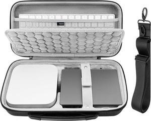 Hard Travel Case, Compatible with Apple 2024 Mac Mini Desktop Computer, 2024 Mac Mini M4 / 2024 Mac Mini M4 Pro Case, Fit for Magic Keyboard, Magic Mouse and Magic Trackpad and Accessories