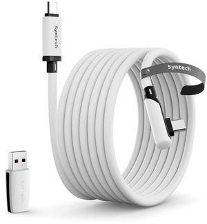 Link Cable 16FT Compatible with Oculus/Meta Quest 3/Quest 3S/Quest2/Pro/Pico 4 Accessories and PC/SteamVR, Upgraded Type C with USB 3.0 Adapter, High Speed Data Transfer Cord for VR Headset