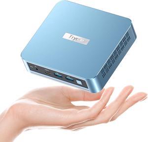 Mini PC 16GB RAM DDR4 512GB M.2 SSD Latest 12th Gen N100 3.4GHz Mini Computers Dual 4K Intel UHD Display Micro PC with USB A USB C WiFi 5 BT 4.2 LAN VESA Mount Ethernet Business Home Office