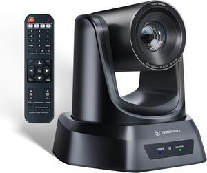 20X Optical Zoom PTZ Camera HDMI IP Live Streaming SDI USB3.0 1080P 60fps PoE Supports for Church Services Worship Education Video Conference with OBS vMix Wirecast Zoom Skype and More