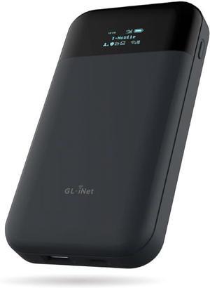 GL.iNet GL-E750V2 (MUDI) 4G LTE Portable Wi-Fi Hotspot for Travel | Mobile Hotspot Device, OpenWrt, OpenVPN, WireGuard, 7000mAh, Global Version