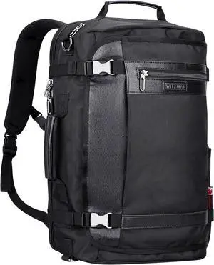 Travel Backpack for Men Women Laptop Backpack with USB Charging Port Carry-on Luggage Flight Approved(B686 Black)