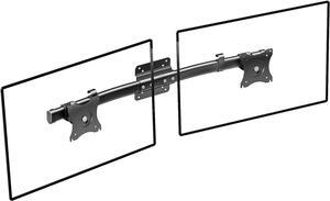 Dual Monitor Wall Mount, Single to Double Bracket Adapter, Horizontal Assembly Arm for 2 Screen up to 27 inch