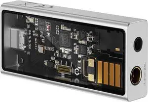 M15C Headphone Amplifier Portable USB DAC Amps 32Bit/384kHz DSD256 Decoder with 4.4mm and 3.5mm Dual Outputs High Resolution Lossless for Smartphones/PC/Laptops