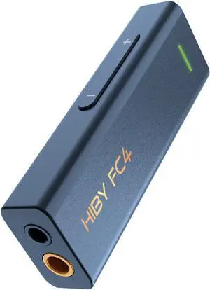 FC4 Headphone Amplifier Portable DAC with 4.4mm and 3.5mm Headphones Outputs Support MQA16X PCM768K DSD256 High Driving Power for Android/iOS/Mac/Windows (Blue)