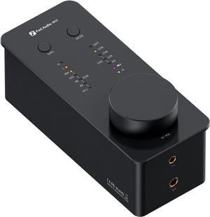 SK02 DAC Amp Headphone Amplifier Desktop USB C to AUX Digital to Analog Audio Converter Adapter Preamp Optical to 3.5mm 4.4mm Balanced Combo for Home Audio System
