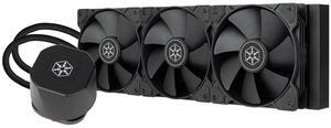 SilverStone Technology NovaPeak 360 All-in-One Liquid Cooler, Compatible with Intel LGA 115x/1200/1700/1851/2011/2066, AMD Socket AM5/AM4