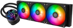 SilverStone Technology NovaPeak 360 ARGB All-in-one Liquid Cooler with ARGB Lighting Effects, Compatible with Intel LGA 115x/1200/1700/1851/2011/2066, AMD Socket AM5/AM4