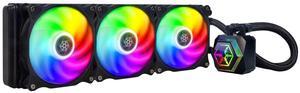 SilverStone Technology Permafrost PF360-ARGB V2 360mm All-in-One Liquid Cooler, Compatible with Intel LGA115x/1200/1700/1851/2011/2066 and AMD AM2/AM3/AM4/AM5/FM1/FM2 sockets