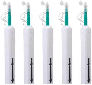 Fiber Optic Connector Cleaning Pen,5PCS Fiber Optic Cleaner Pen for 2.5mm Ferrules SC,FC,ST,SC/APC and FC/APC,800+ Clean Times