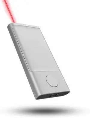 Bluetooth Presentation Clicker Wireless Presenter, Air Mouse with Red Light Presentation Remote for MacOS (2013 or Later), Win 8/10/11 (with BLE)/, iPadOS 13 or Above, Android 5 or Above