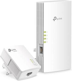 TP-Link Powerline Wi-Fi 6 Extender - Includes AV1000 Powerline Ethernet Adapter and AX1500 Dual-Band Wi-Fi Extender - Gigabit Ethernet Port - EasyMesh Compatible - Plug, Pair and Play