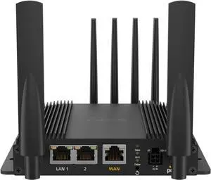 Peplink MAX BR1 Pro [CAT 20] | LTE-A Pro Modem with Redundant SIM Slots | Wi-Fi 6 | GPS Receiver| Drop-In Mode, Load Balancing / Failover, Ignition Sensing | MAX-BR1-PRO-GLTE-S-T-PRM