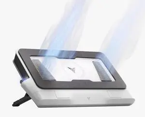 Flydigi Laptop Cooling Pad, Wind-Pressure Closed-Loop Turbo-Fan for 15.6-21 Inch, Adjustable Speed, Dual Noise Reduction, Intelligent Temperature Control, 4-Angle Adjustable