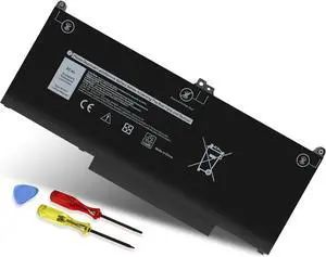 MXV9V Battery for Dell Latitude 5300 5310 7300 7400 E5300 E5310 E7300 E7400 Series, Latitude 5300 5310 2-in-1,for dell inspiron 7300/7306 2-in-1 Black Series P96G P97G P99G P100G 5VC2M 829MX 7.6V 60Wh