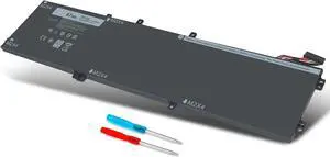 97Wh Type 6GTPY Battery for Dell XPS 15-9560 15-9550 15-9570 15-7590 Precision 5520 5530 5540 5510 Vostro 7500 4GVGH 1P6KD 5XJ28 GPM03 P56F, 6GTPY Battery 97Wh Replacement for Dell XPS 9560