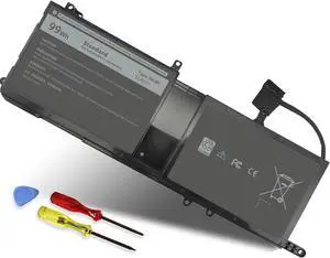 99Wh 9NJM1 Battery Replacement for Dell Alienware 17 R4 R5 15 R3 R4 Alienware 15 2018 ALW17C-D1758 P31E P31E001 P31E002 P69F P69F001 P69F002 Series 9NJMI 44T2R MG2YH 01D82 546FF 11.4V