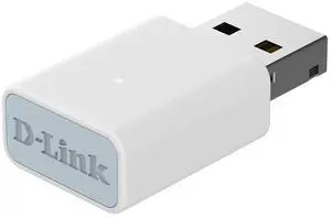 D-Link AC1300 USB WiFi Adapter | 2.4/5GHz Dual Band Wireless Internet Travel Size for Desktop PC Laptop | MU-MIMO Plug & Play | Supports Windows 10/11 Drivers | WPA3 Enhanced Security