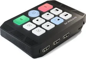 GoStream M2 Capture Card, Dual 4K HDMI Input Capture Card for Streaming, USB 3.0 Audio Video Capture Card Record in 1080P 60FPS Low Latency, Compatible with PS5/PS4/Xbox/Switch in OBS, YouTube