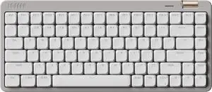Flow Lite 84 Keys Low Profile Mechanical Keyboard, 75% Swappable Rechargeable Wireless Keyboard with 2.4G Receiver, Bluetooth and Wired Connection for Windows, Mac/Specter Linear Switches