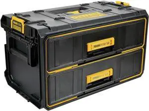 DEWALT ToughSystem Tool Box, 2.0 Two-Drawer, 21.8in