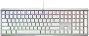 CHERRY MX 3.1 Mechanical Wired Gaming Keyboard | New MX2A Switches (White, MX2A Silent Red)