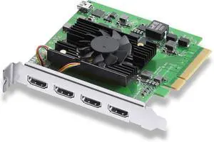 Blackmagic Design DeckLink Quad HDMI PCIe Capture Card, Up to 4K60, 4 HDMI 2.0b inputs (BDLKDVQDHDMI4K)